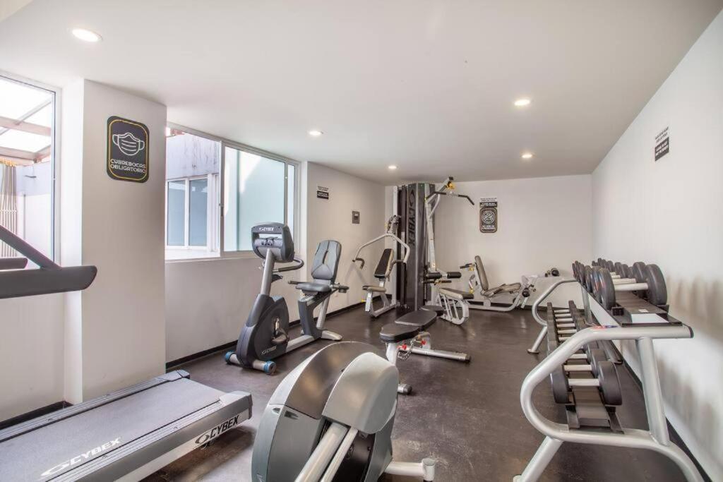 Aparthotel Corazon De Condesa 3 Departamentos - 200Mbps Wifi, Roof, Gym à Mexico Extérieur photo