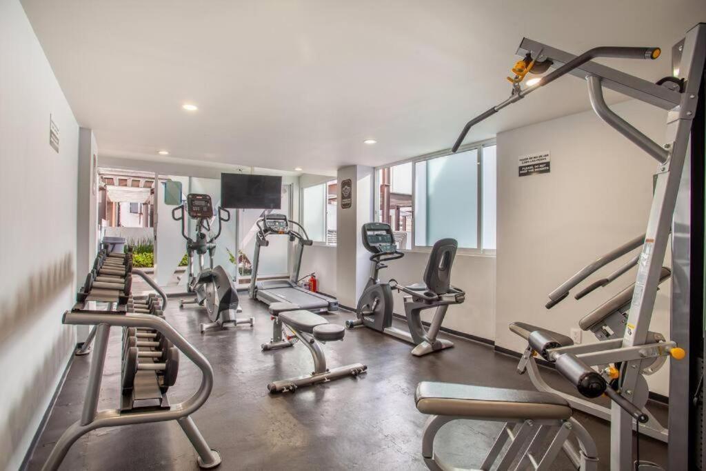 Aparthotel Corazon De Condesa 3 Departamentos - 200Mbps Wifi, Roof, Gym à Mexico Extérieur photo
