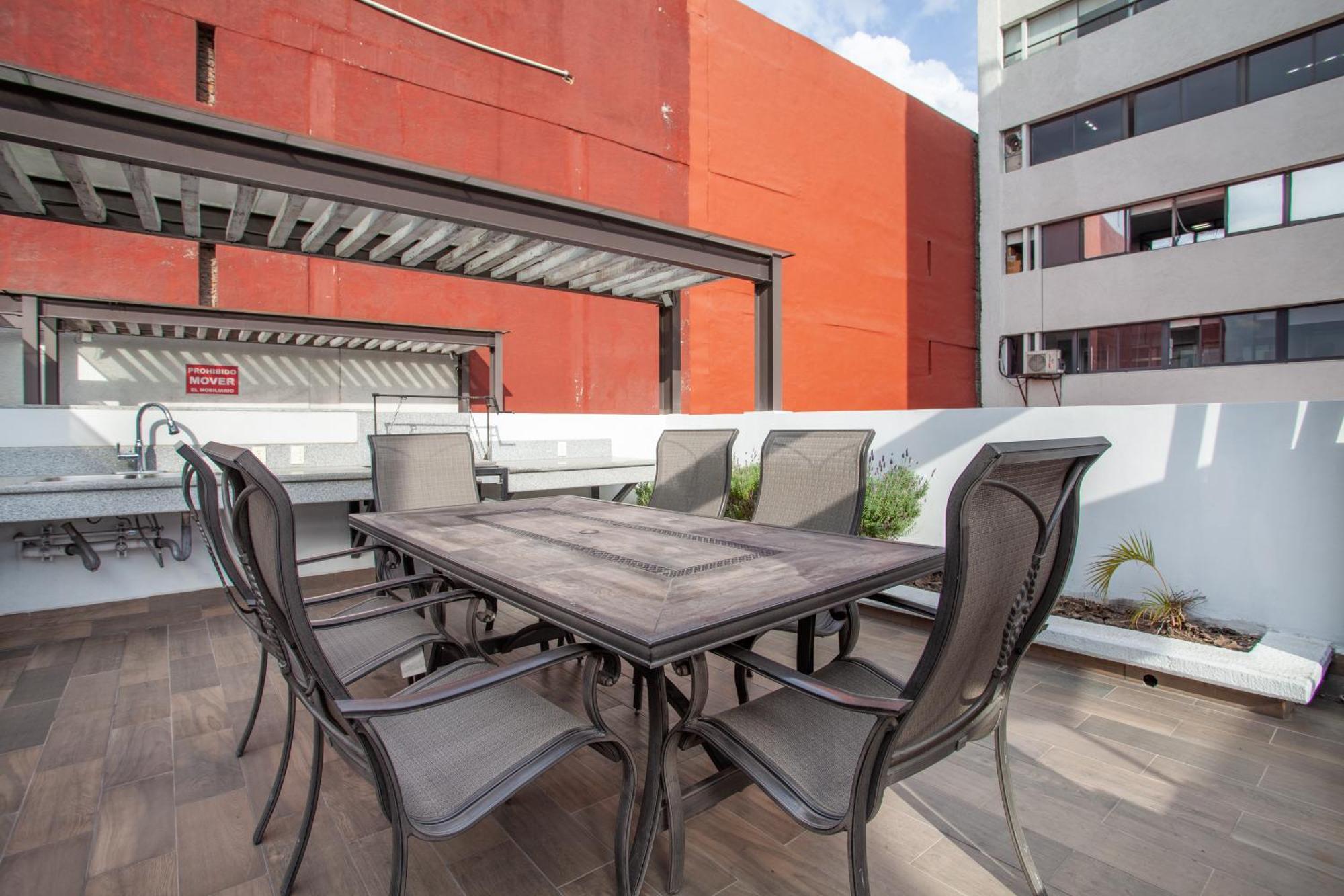 Aparthotel Corazon De Condesa 3 Departamentos - 200Mbps Wifi, Roof, Gym à Mexico Extérieur photo